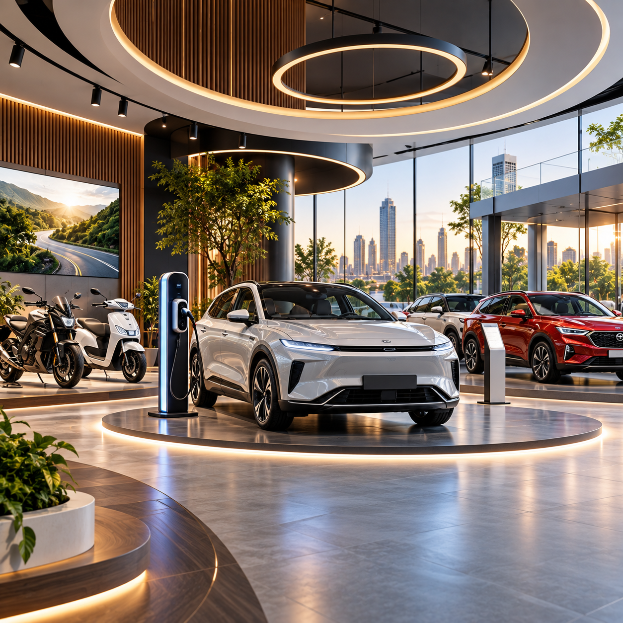 Automobile, EV & Mobility Showrooms